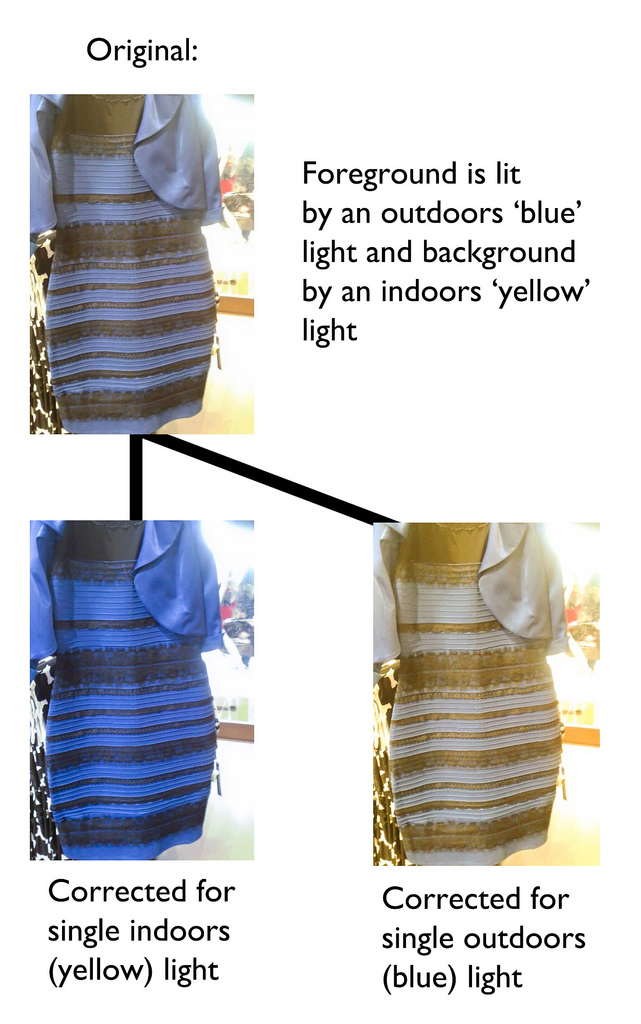 blue yellow dress illusion Big sale ...